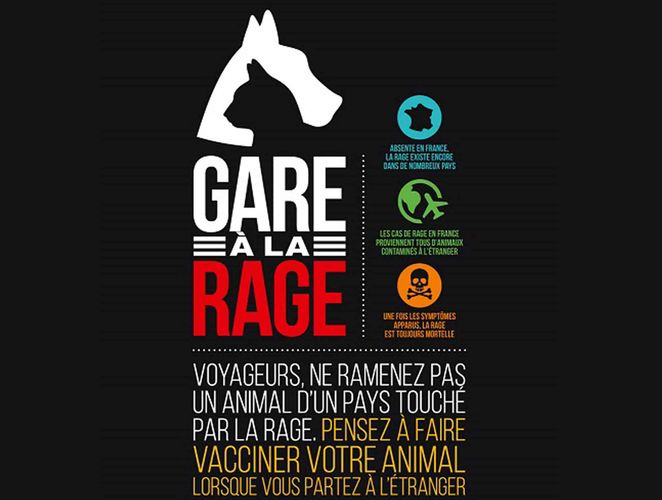 affiche gare à la rage