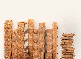 pain grillé et biscuits