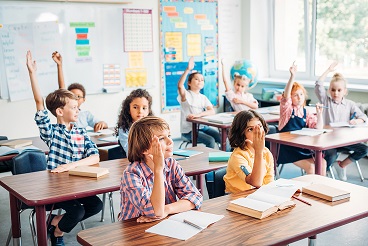 enfants à l'école